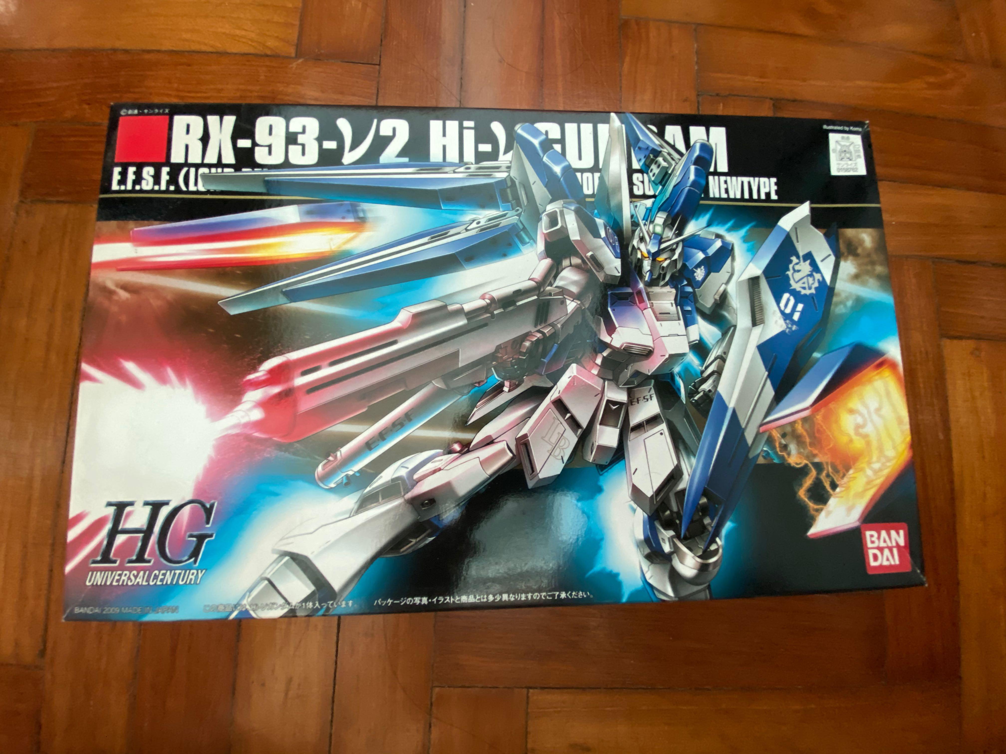 HGUC 1/144 RX-93 Hi V Gundam (Category: Toys & Collectibles) located in Singapore. Submitted by yj.shun (Listing ID 1015595404, Image 1). Description: Was too busy to fix them up, looking for a builder :( Only PayNow please, thanks 🙏 Box maybe slightly dented..