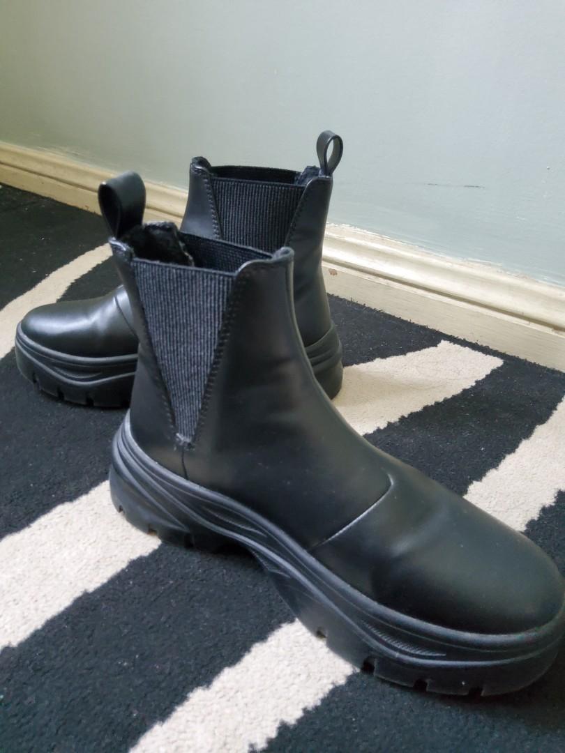 H&M Trainer Boots, Women's Fashion, Footwear, Boots on Carousell