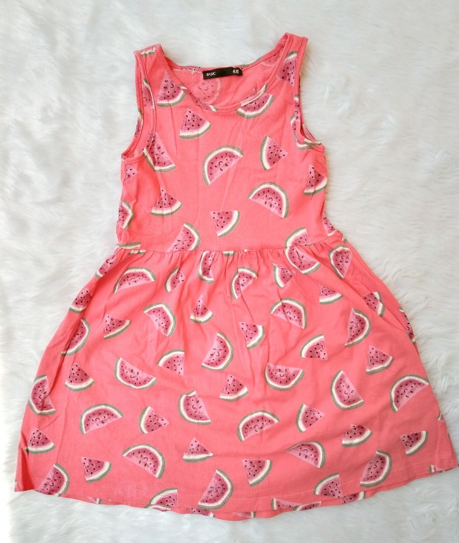 h&m watermelon dress