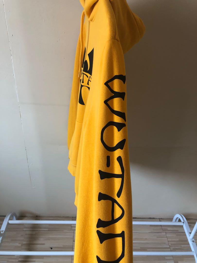 H M WuTang yellow hoodie