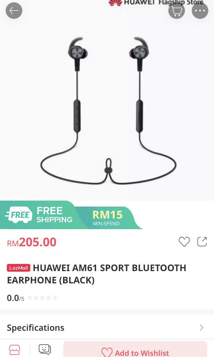 Huawei sport bluetooth headphones lite hotsell precio