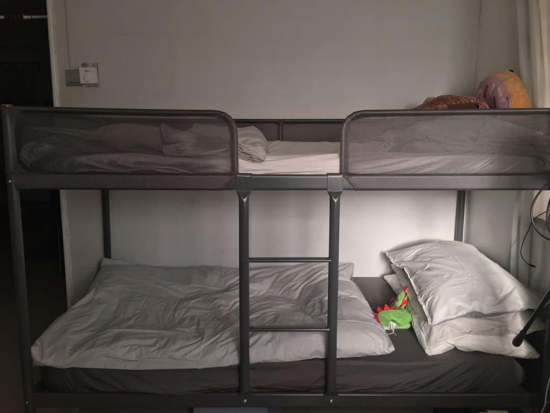 IKEA BUNKS BED, Furniture & Home Living, Furniture, Bed Frames