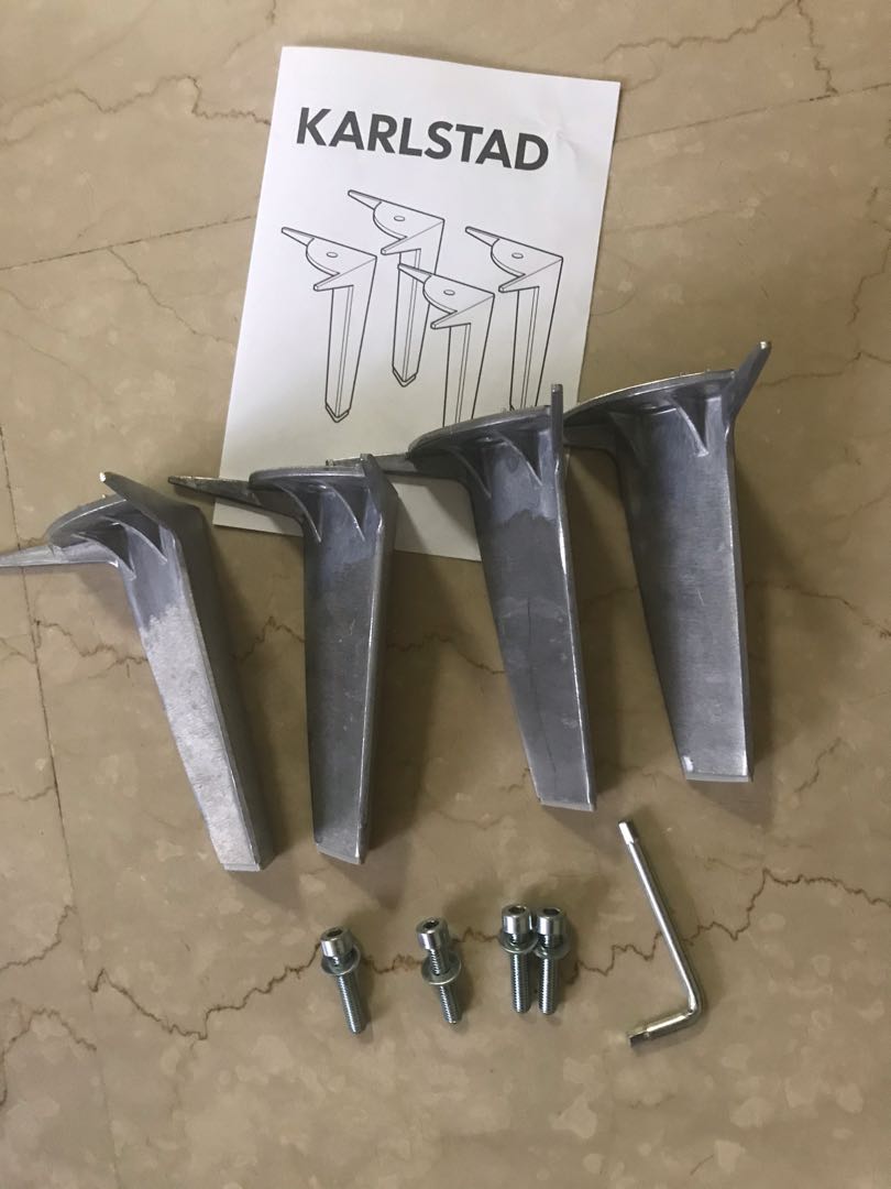 Ikea metal sofa legs, Furniture & Home Living, Furniture, Sofas on