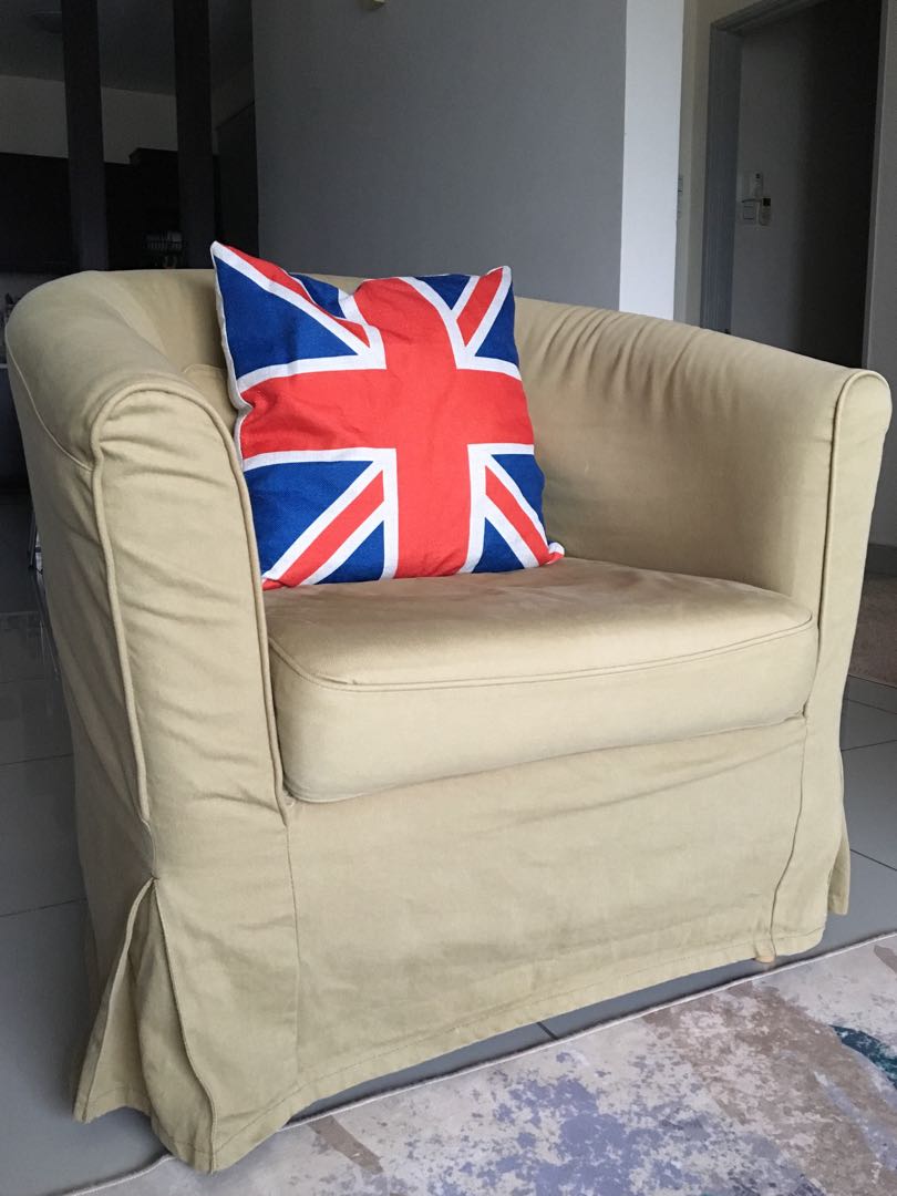 Sofa Ikea tullsta, Furniture & Home Living, Furniture, Sofas on Carousell