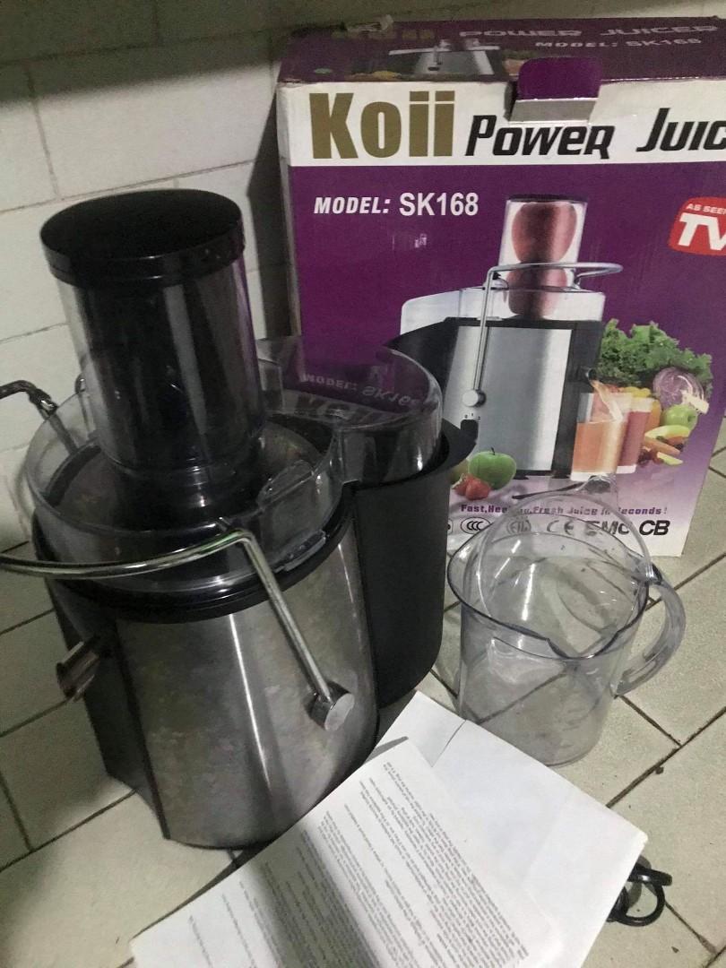 KOII POWER JUICER (SEEN ON T. V), TV & Home Appliances, Kitchen