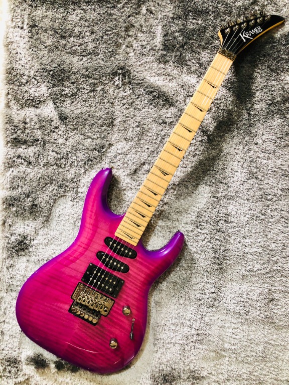 ????Kramer by Gibson Striker 211 Trans Purple Guitar - PHP 24,000????, Hobbies   Toys, Music  Media, CDs  DVDs on Carousell