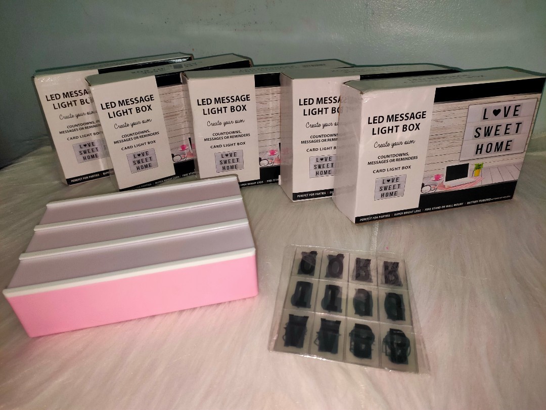 led message light box