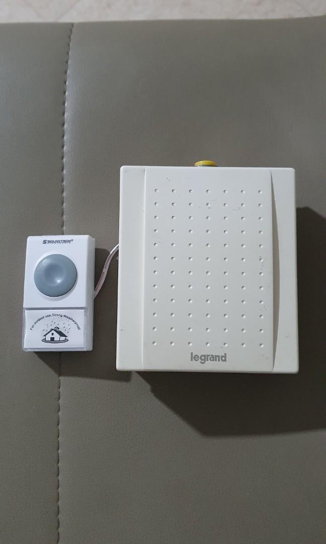 Legrand branded doorbell, Furniture & Home Living, Security & Locks