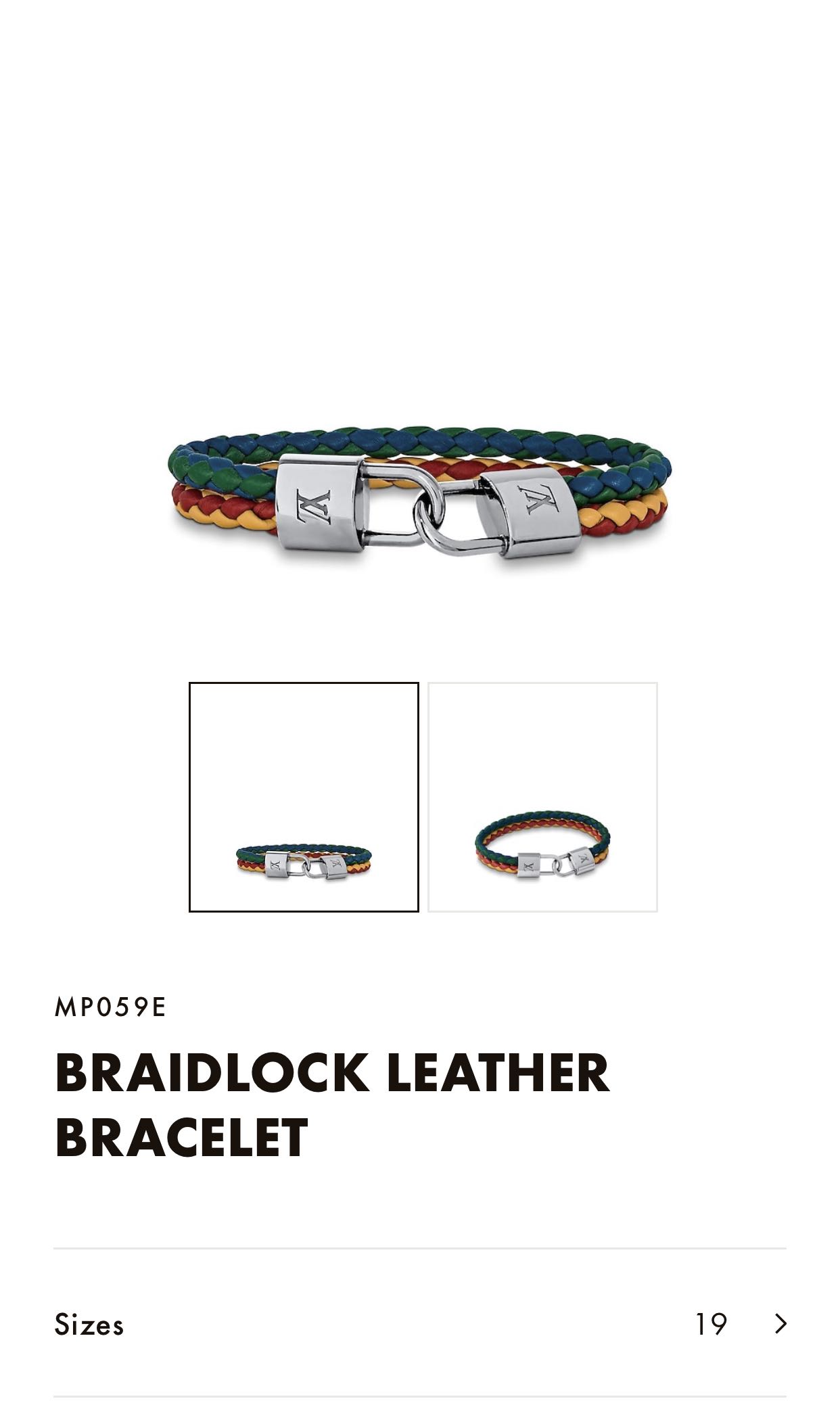 Braidlock clearance leather bracelet