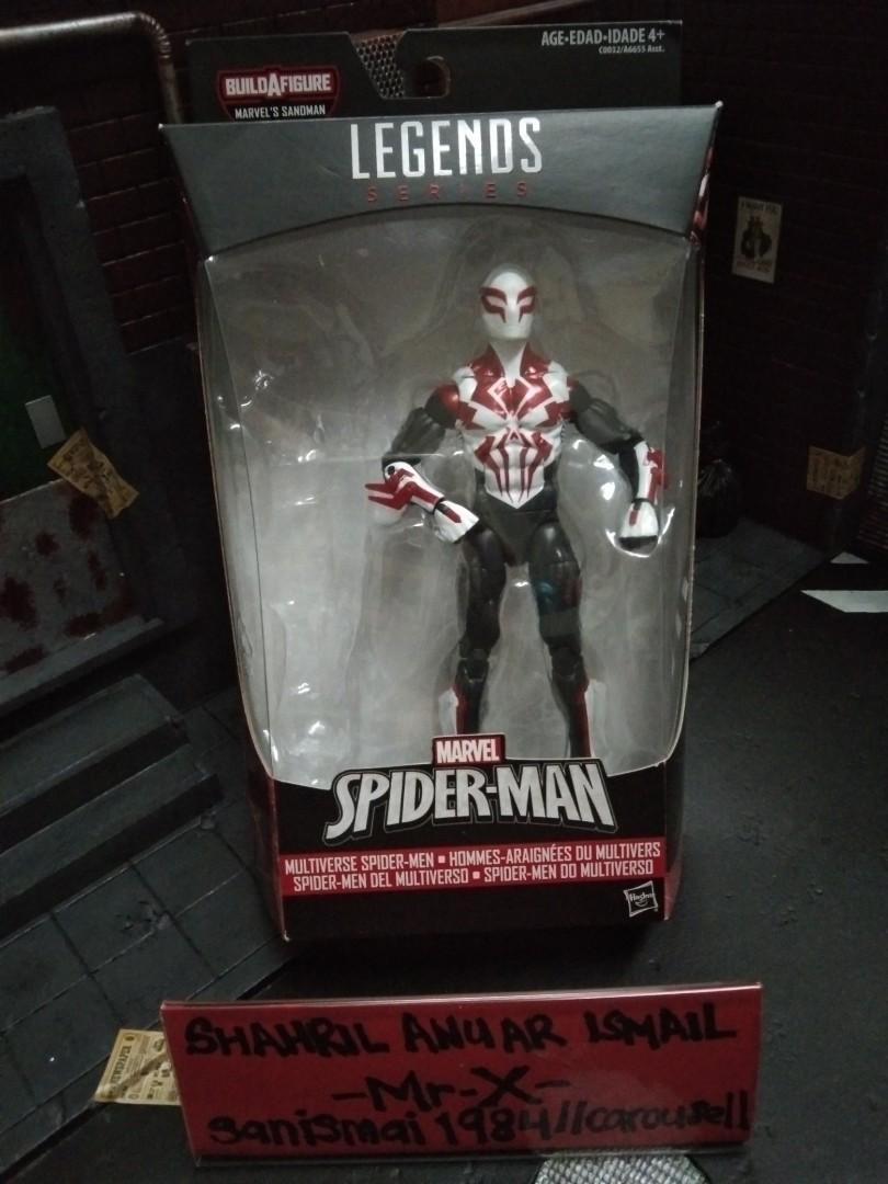 Marvel Legends Sandman Wave Spiderman 2099 White Variant Bib With Baf Toys Games Action Figures Collectibles On Carousell