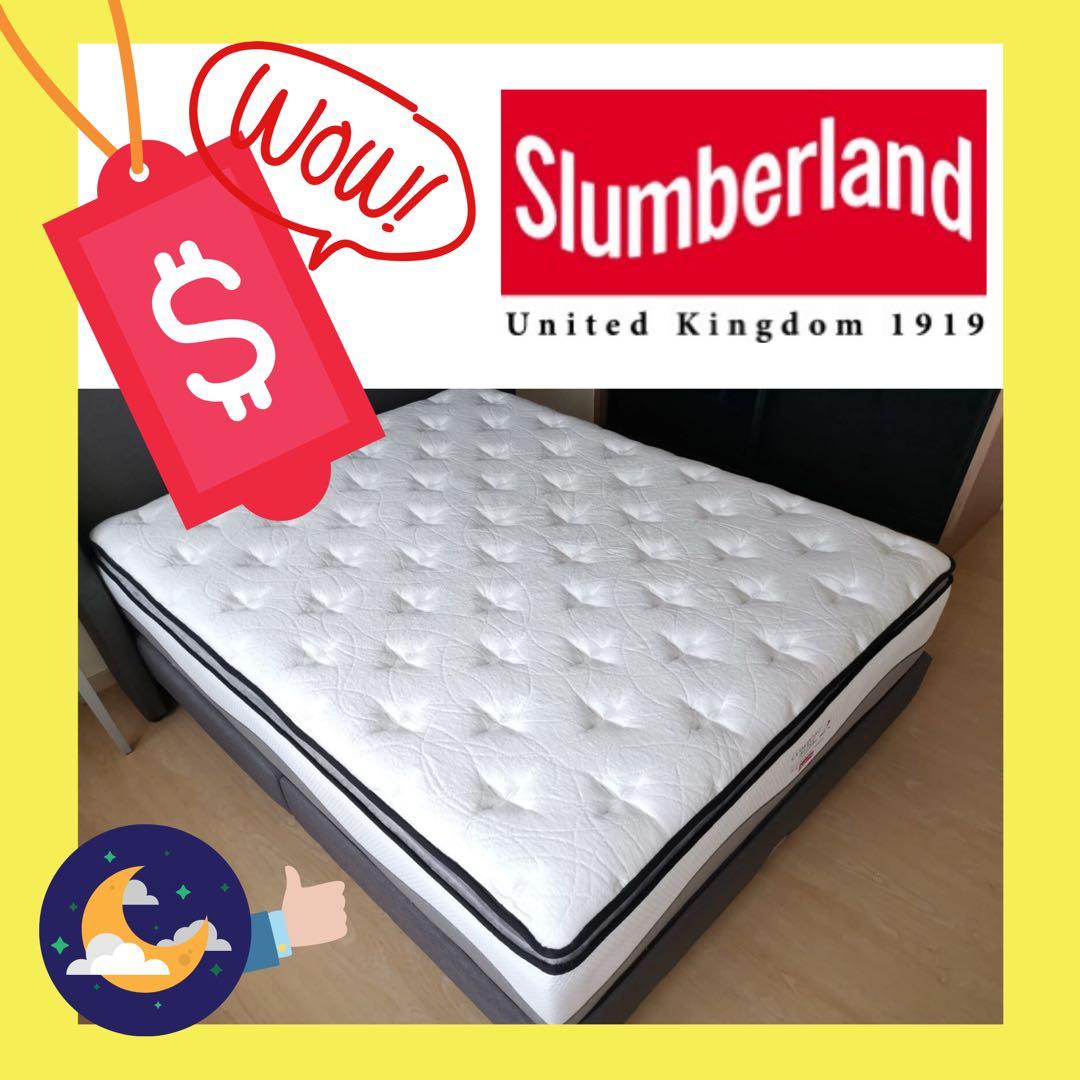 Mattress Queen Size Slumberland Comfort Ritz, Furniture, Beds