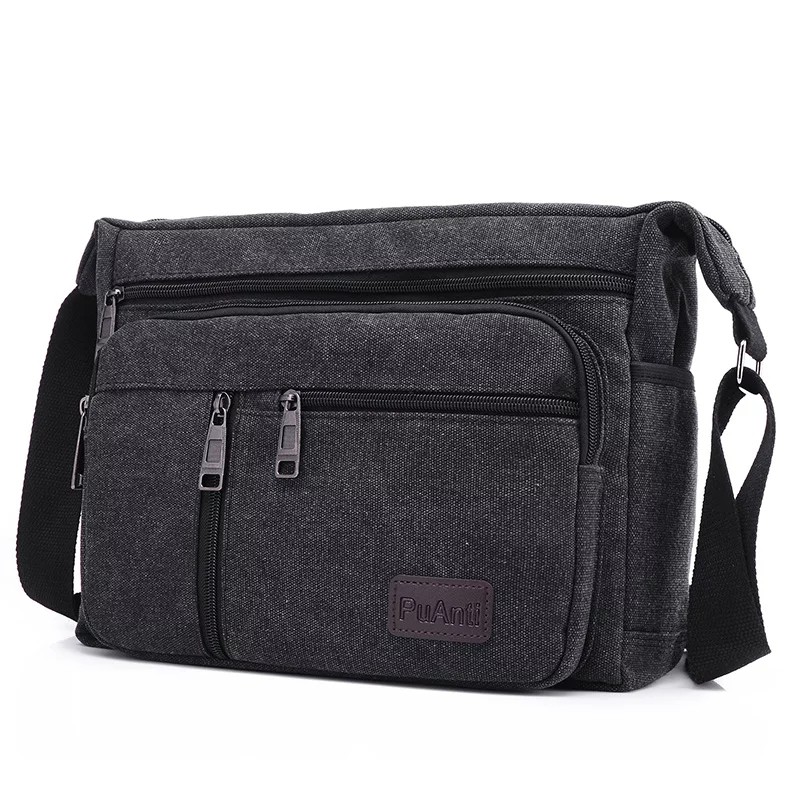 plain canvas messenger bag