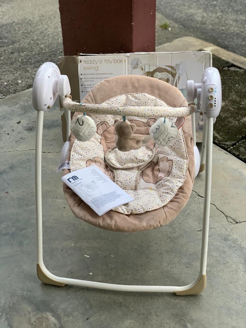 Mothercare teddy toy box swing new arrivals