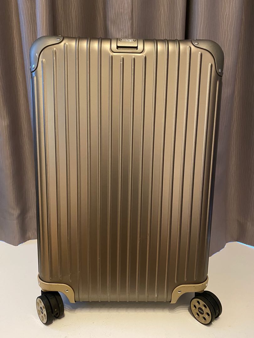 MOVING SALE Rimowa Topas Titanium 63.6L luggage Hobbies Toys