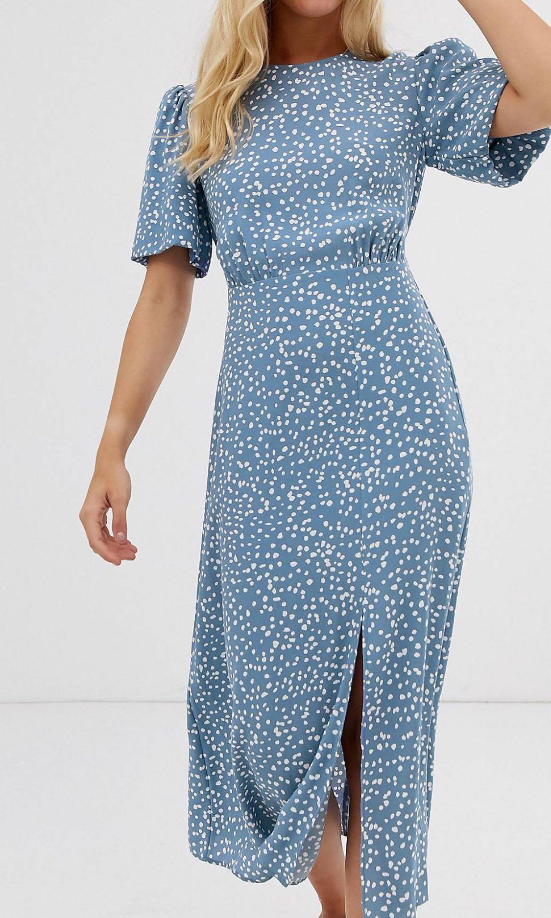 new look midi tea dress