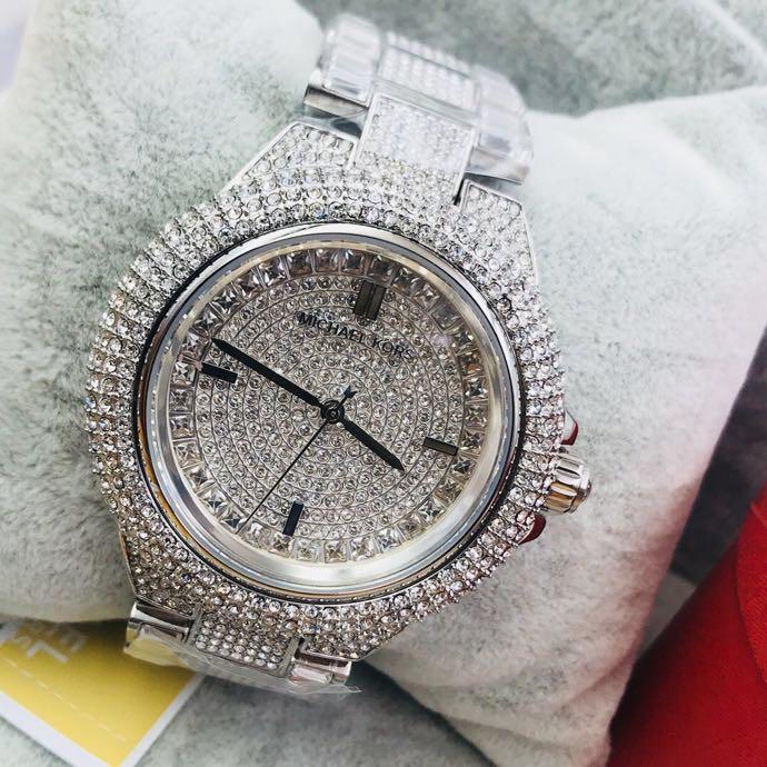 michael kors camille watch silver