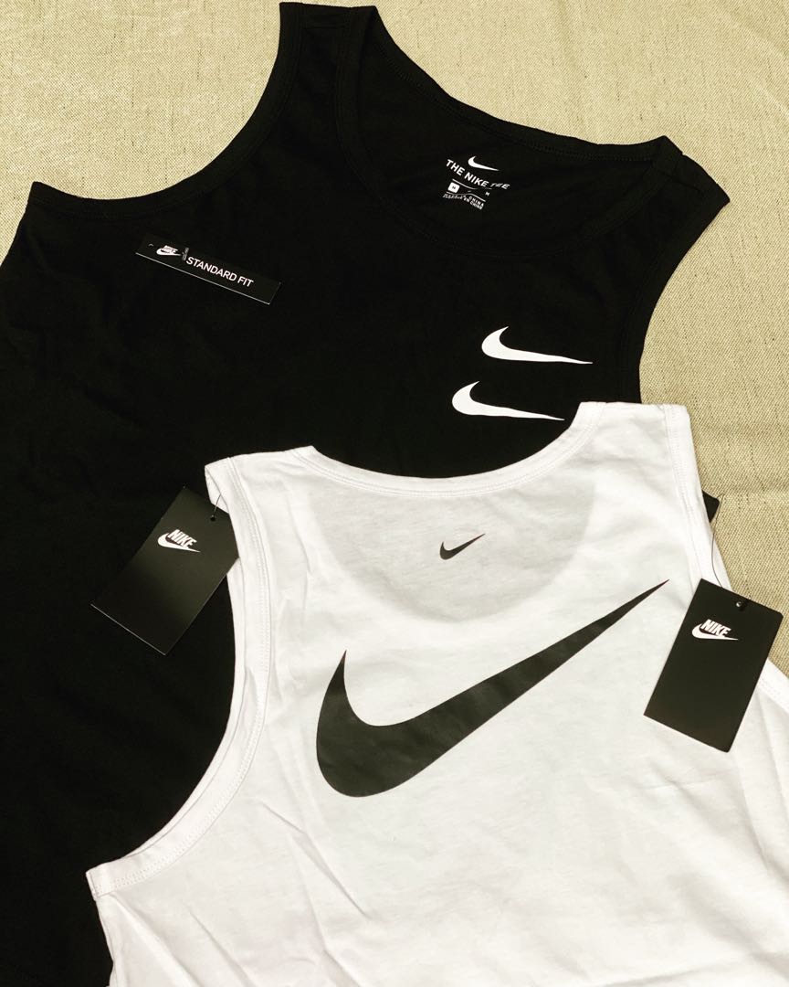 Nike double swoosh tank clearance
