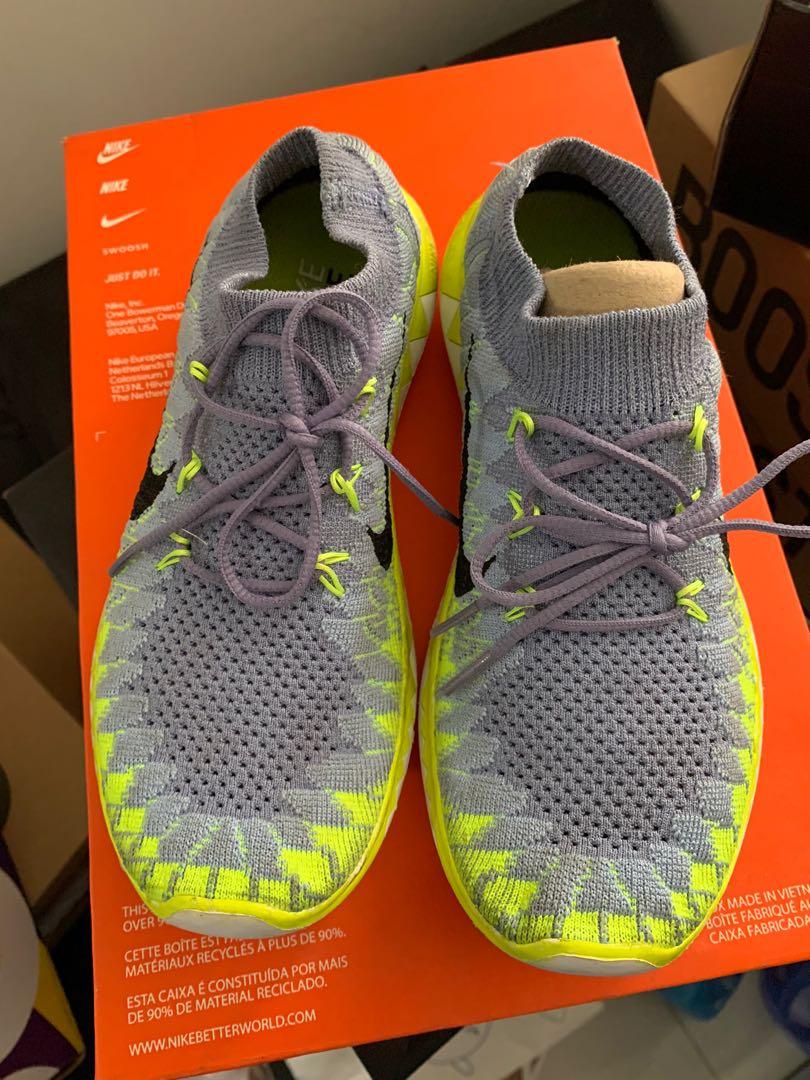 nike flyknit racer womens yellow