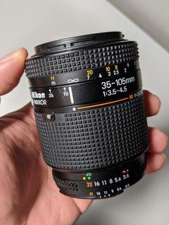 Nikon 35-105mm 3.5-4.5 zoom lens
