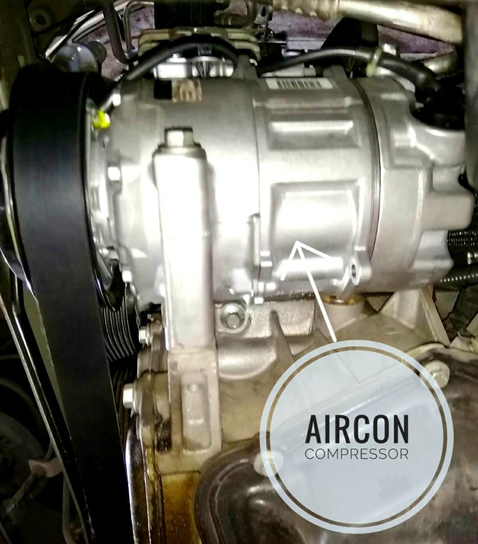Nissan QashQai/Sylphy/Note/Latio Aircon Compressor Replacement, Car