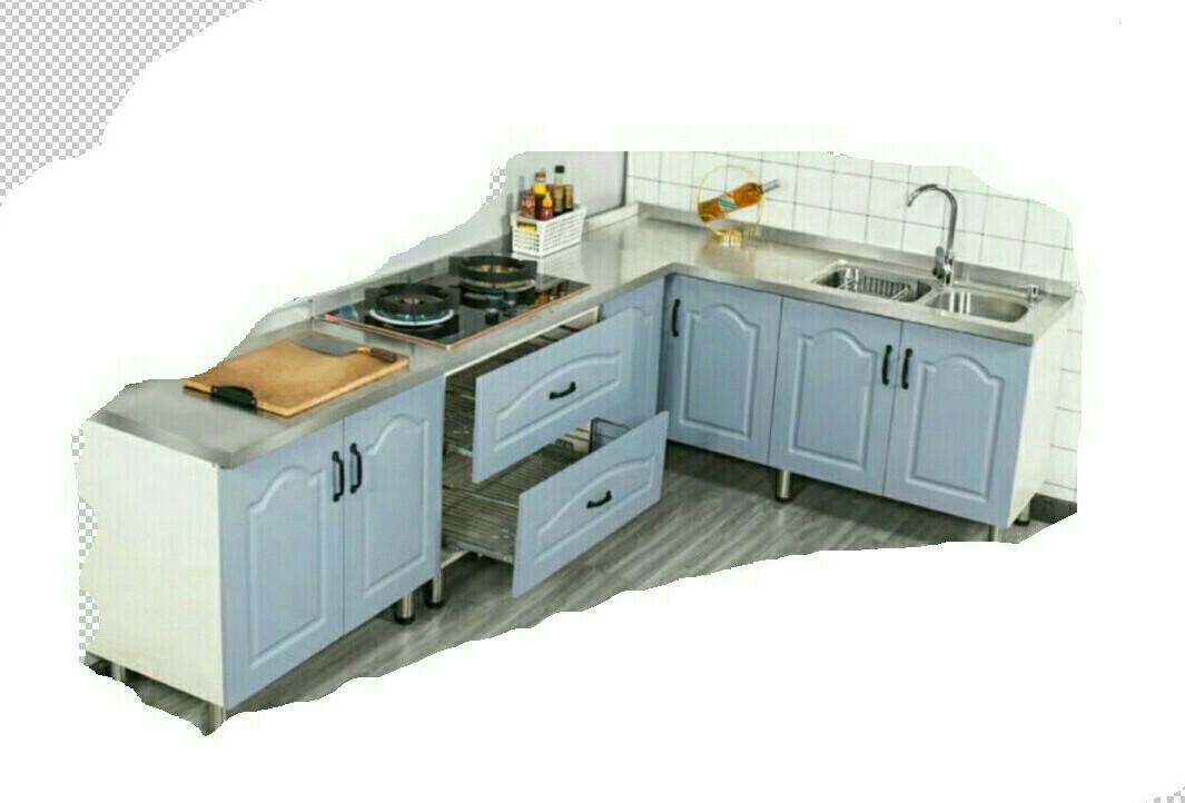 Nordic Grey Kitchen Sink Cabinet Furniture Shelves Drawers On Carousell