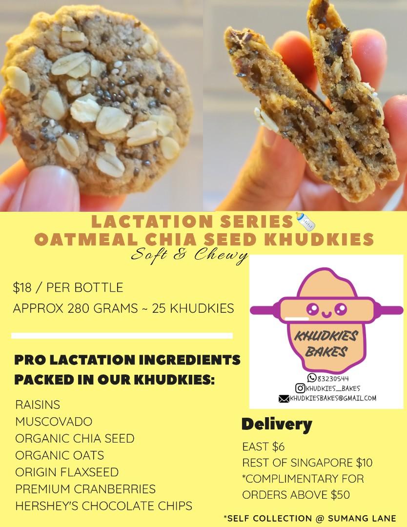 Oatmeal Chia Seed Lactation, Health & Nutrition, Health Supplements