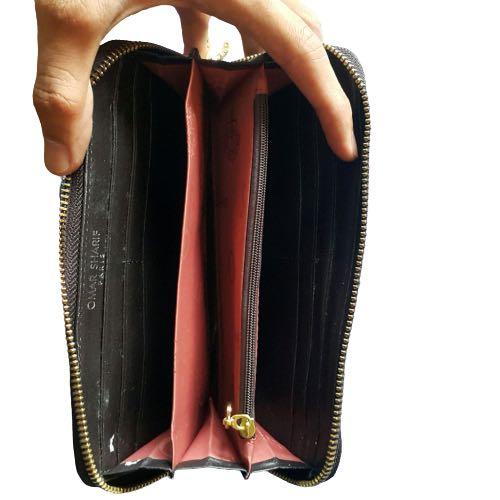 Omar Sharif Wallet (Category: Luxury Bags & Wallets) located in Quezon City. Submitted by msiscloset (Listing ID 1015542658, Image 3). Description: Zip around closure Deep purple/violet patent leather With multiple card slots With bills compartment With zip closure compartment for coins #purplewallet #violetwallet #ziparoundwallet #longwallet #zipperwallet #patentwallet .