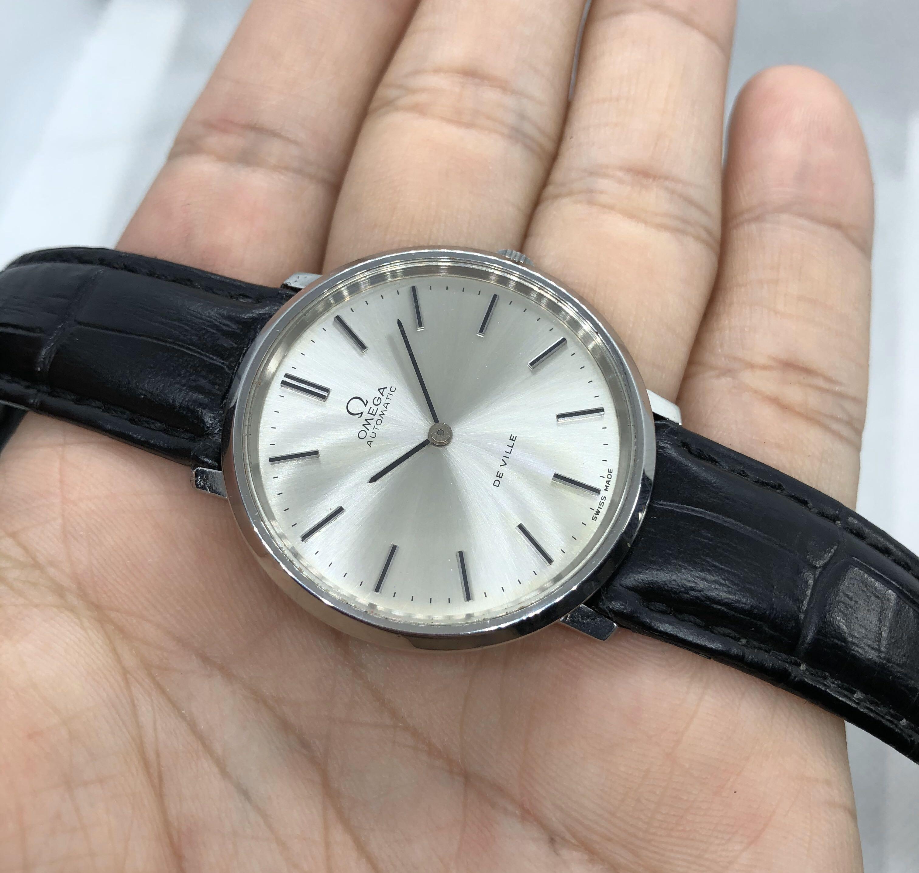 Omega De Ville 36mm Vintage 1970 s Silver Automatic Luxury
