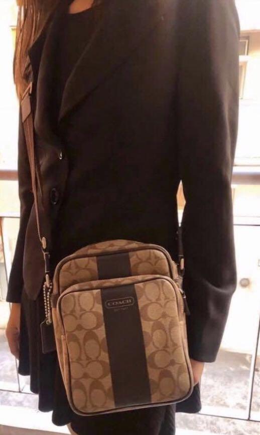 Original coach unisex sling bag crossbody bag not kate spade lv mk michael kors Luxury Bags Wallets on Carousell