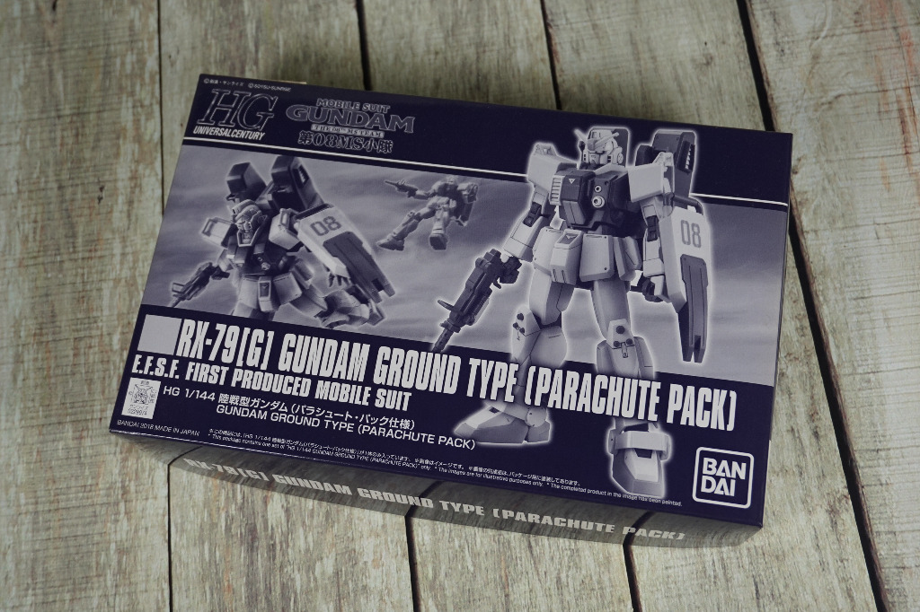 P Bandai Premium 1 144 Hg Rx 79g Gundam Ground Type W Parachute Pack Toys Games Bricks Figurines On Carousell