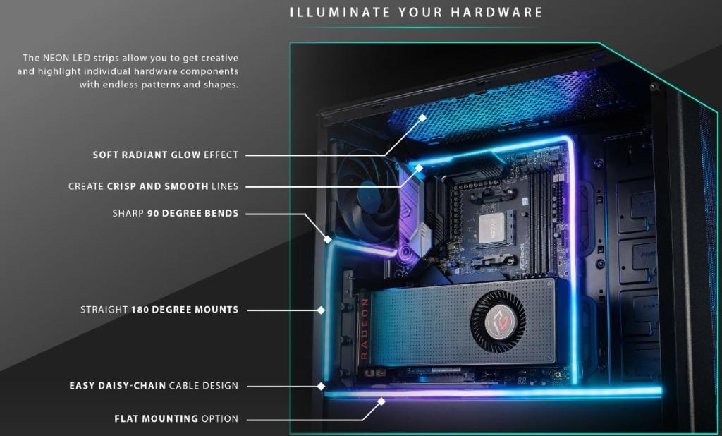 Phanteks neon rgb strip clearance