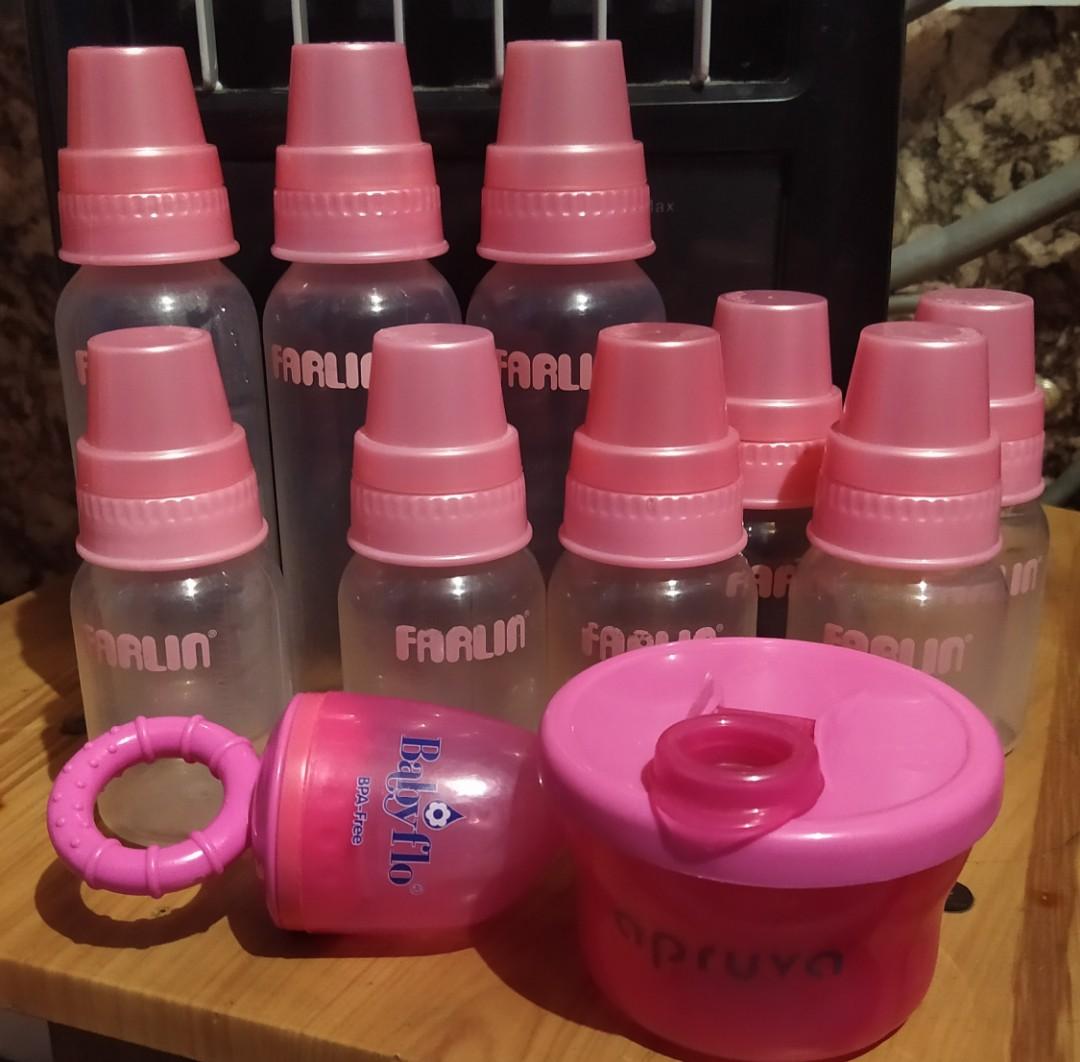 pink baby feeder