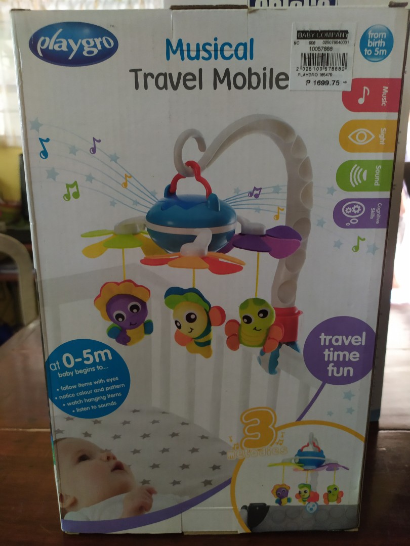 playgro musical travel mobile