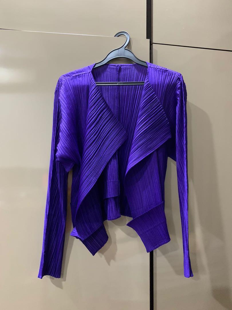 Royal cheap purple cardigan