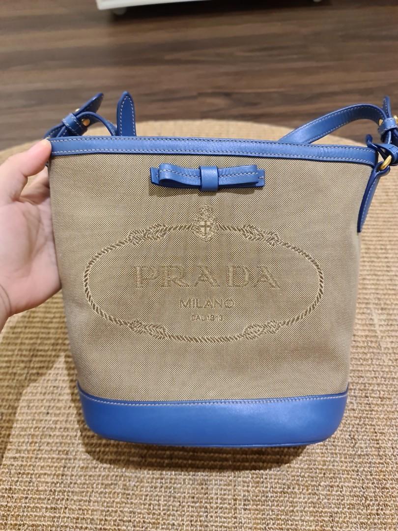 prada canvas sling bag