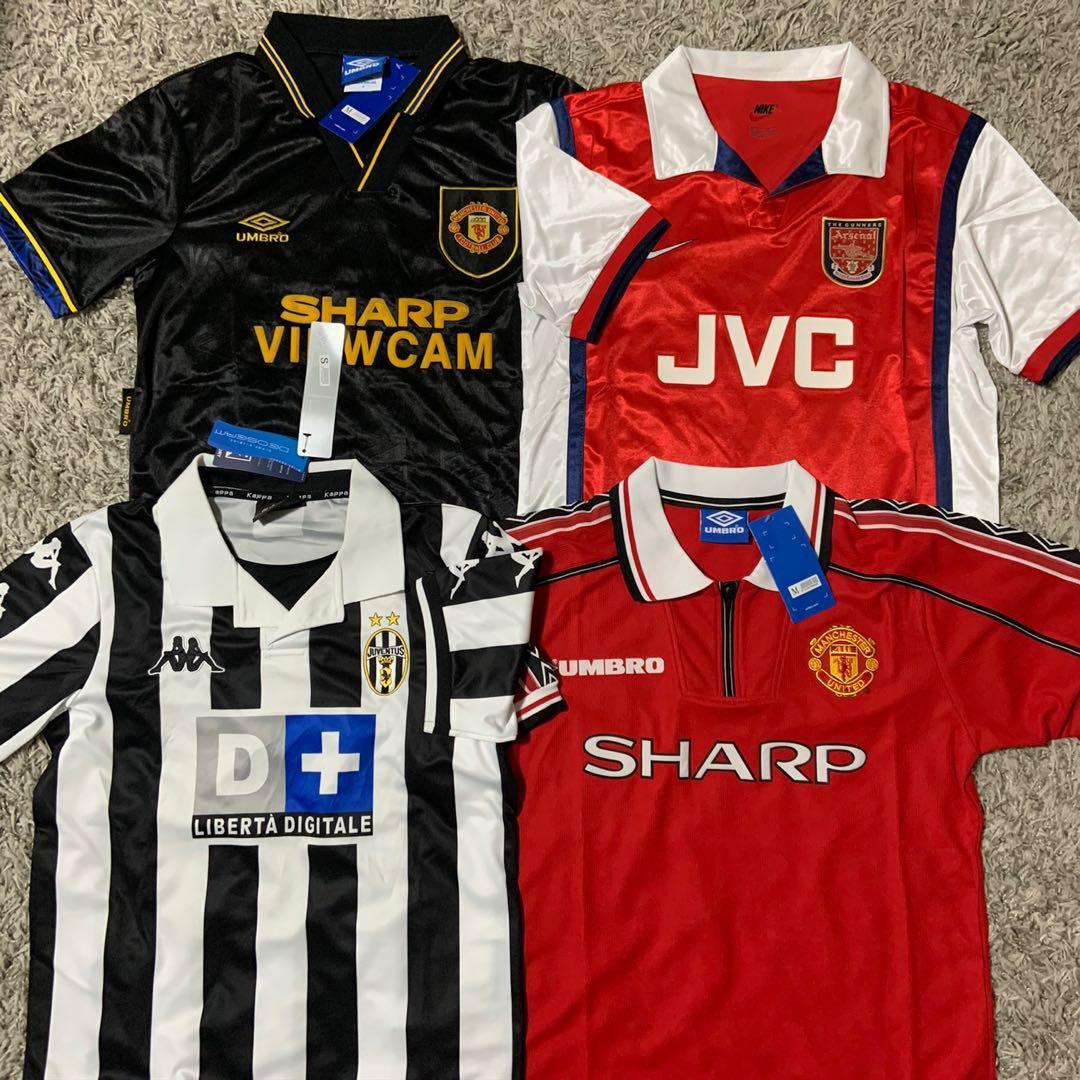 Retro Football Jersey Men S Fashion Clothes Tops On Carousell