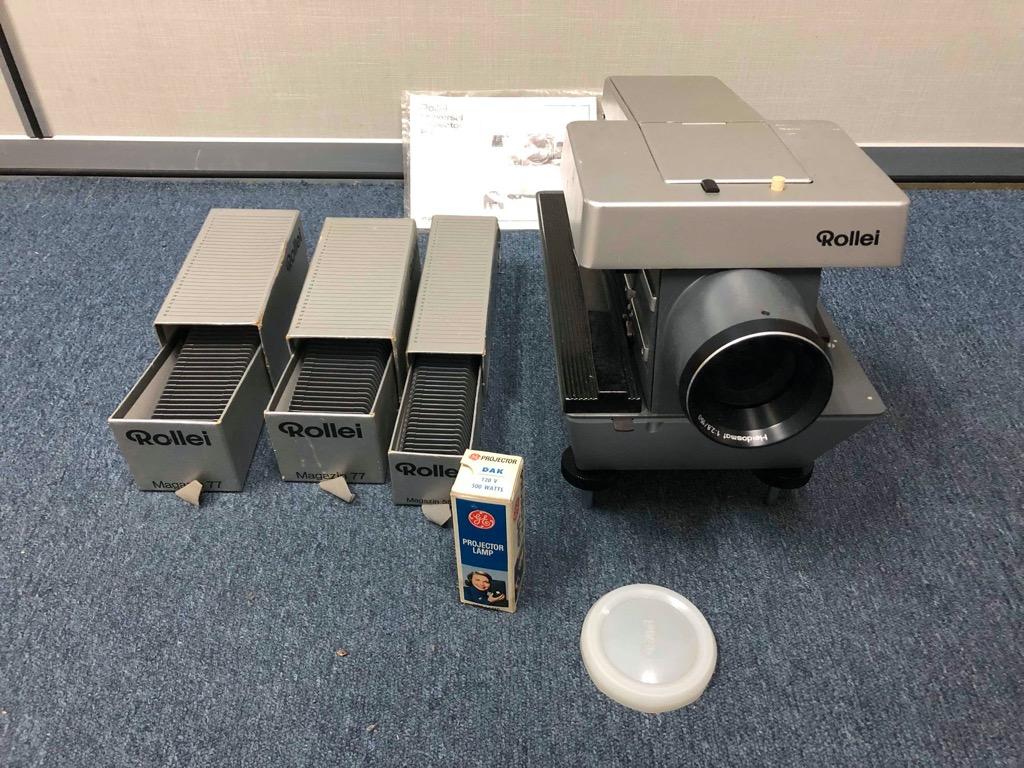 Rollei P11 dual format 135/120 slide film projector, Photography