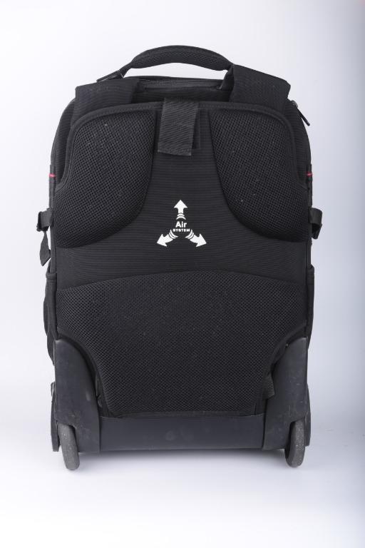 Rolling camera bag with wheels (travel luggage style), Photography