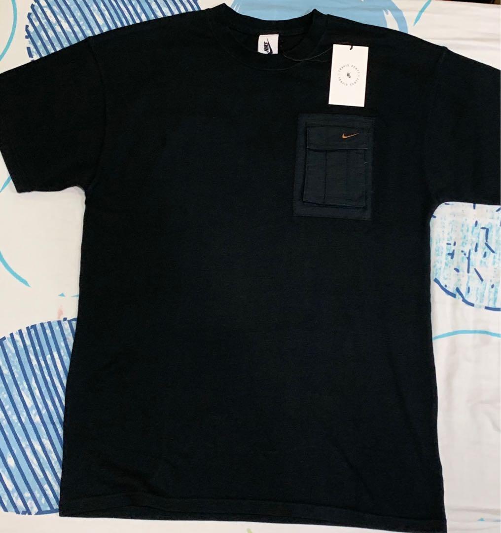 S Travis Scott x Nike NRG AG Tee Black Men s Fashion Tops Sets Tshirts Polo Shirts on Carousell