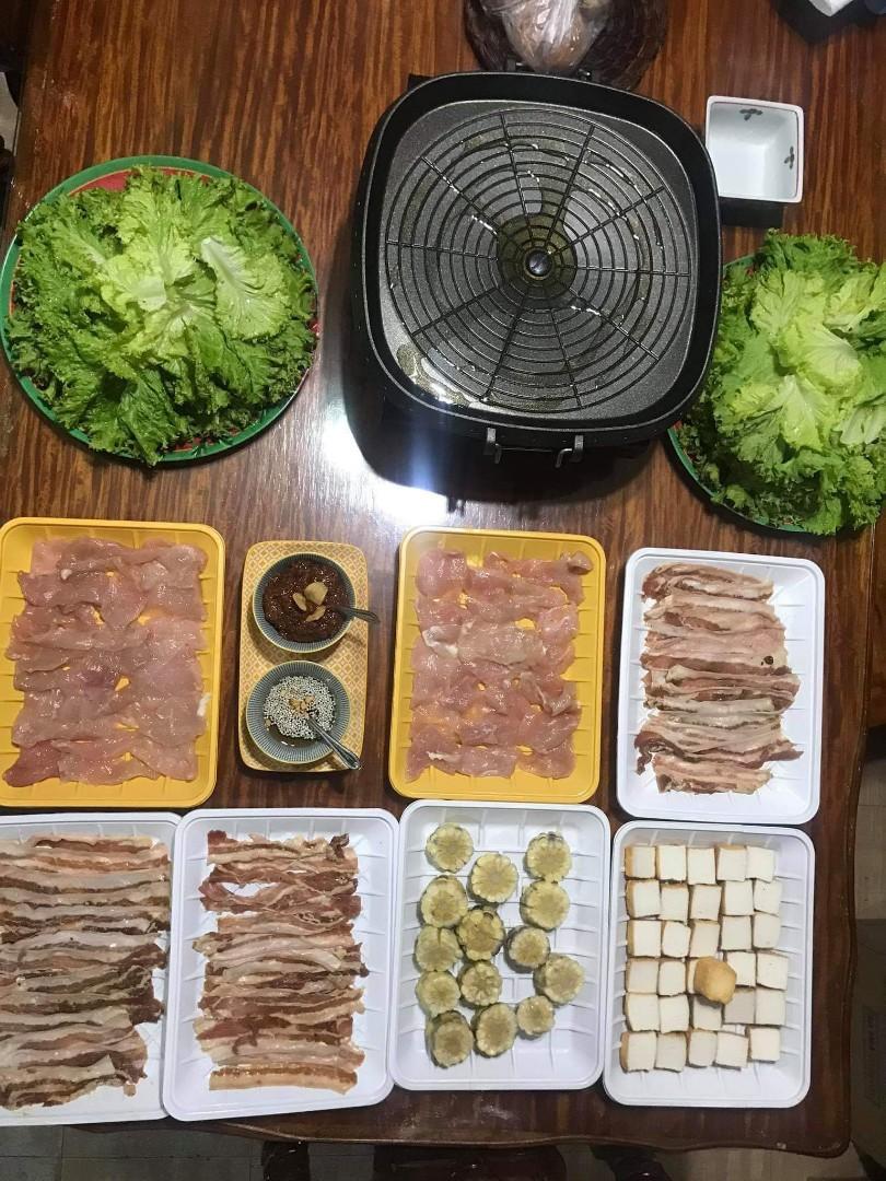 Inquiry (UPIT) Sanri Korean Barbecue Pan, Induction Compatible, Non-Stick Coating, Samgyopsal, Grill Pan