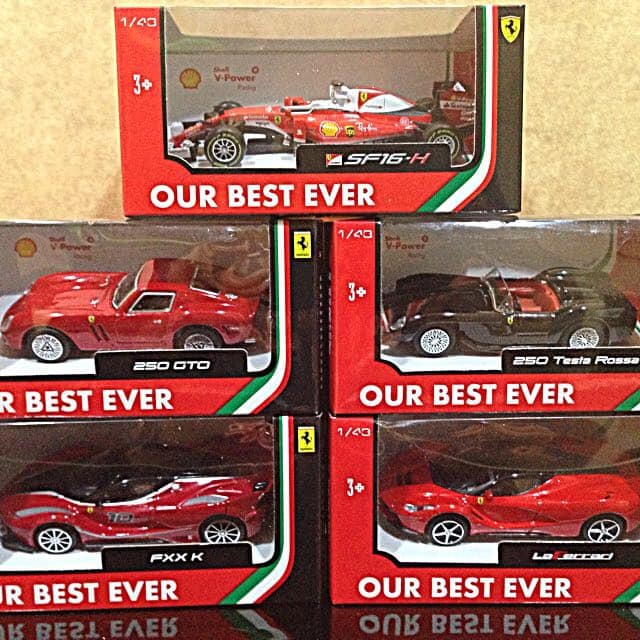 Shell Ferrari Collection diecast model toy car bburago, Hobbies & Toys