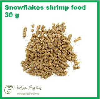 Snowflakes shrimp food