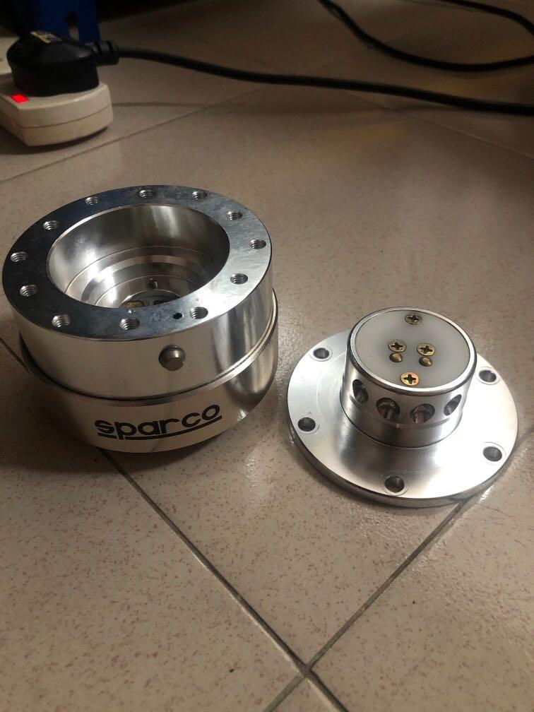 Sparco steering quick release, Auto Accessories on Carousell