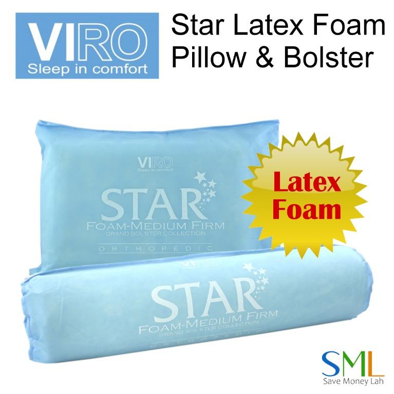firm latex foam pillow