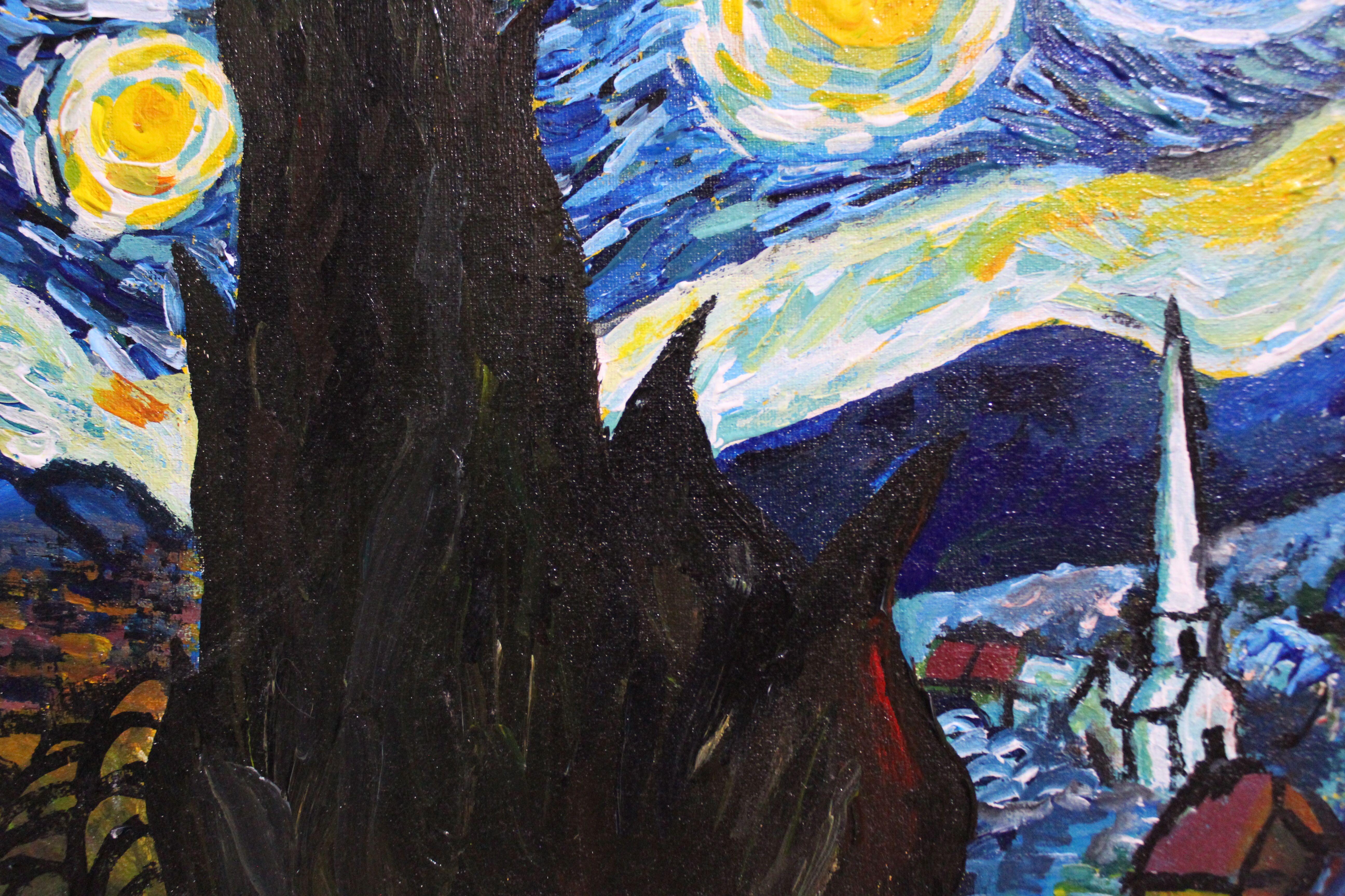 Lukisan Starry Night Vincent Van Gogh Desain Kerajinan Tangan Karya Seni Di Carousell