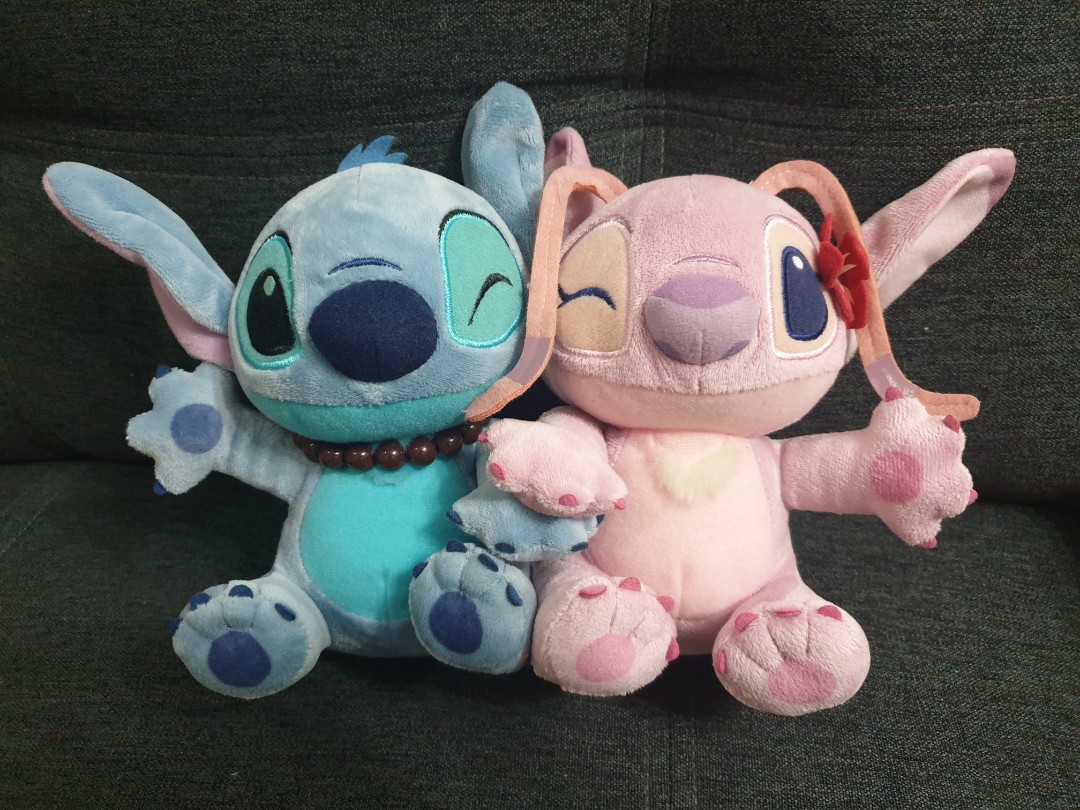 Stitch and Angel Tokyo Disney Resort Stuffed Toys, Hobbies & Toys, Toys & Games on Carousell