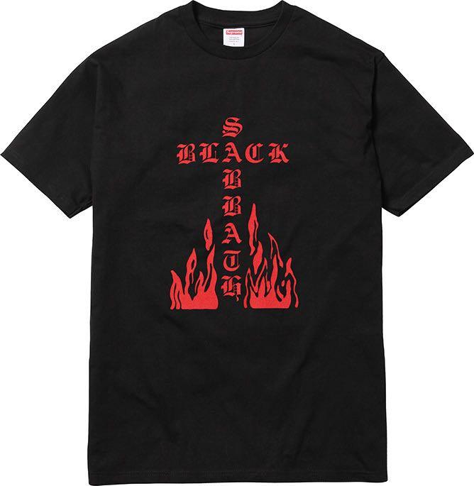 Supreme Black Sabbath Cross Tee T shirt M