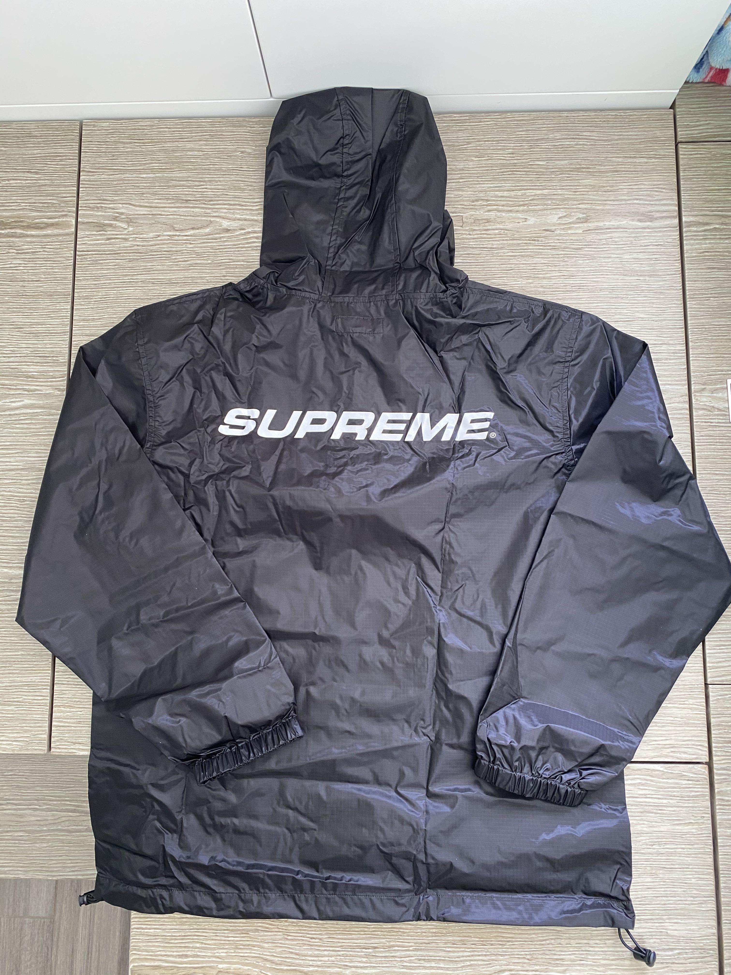 Supreme packable ripstop pullover jacket 雨褸風褸, 男裝, 外套及