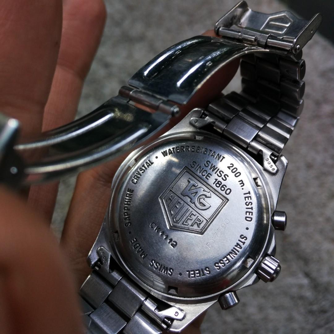 Tag Heuer 7 Jarum Langka Original No Omega Rolex Mido Tissot Oris Zenith Breitling Raymond Weil Swiss Vintage Lawas Jadul Rare Fesyen Pria Jam Tangan Di Carousell