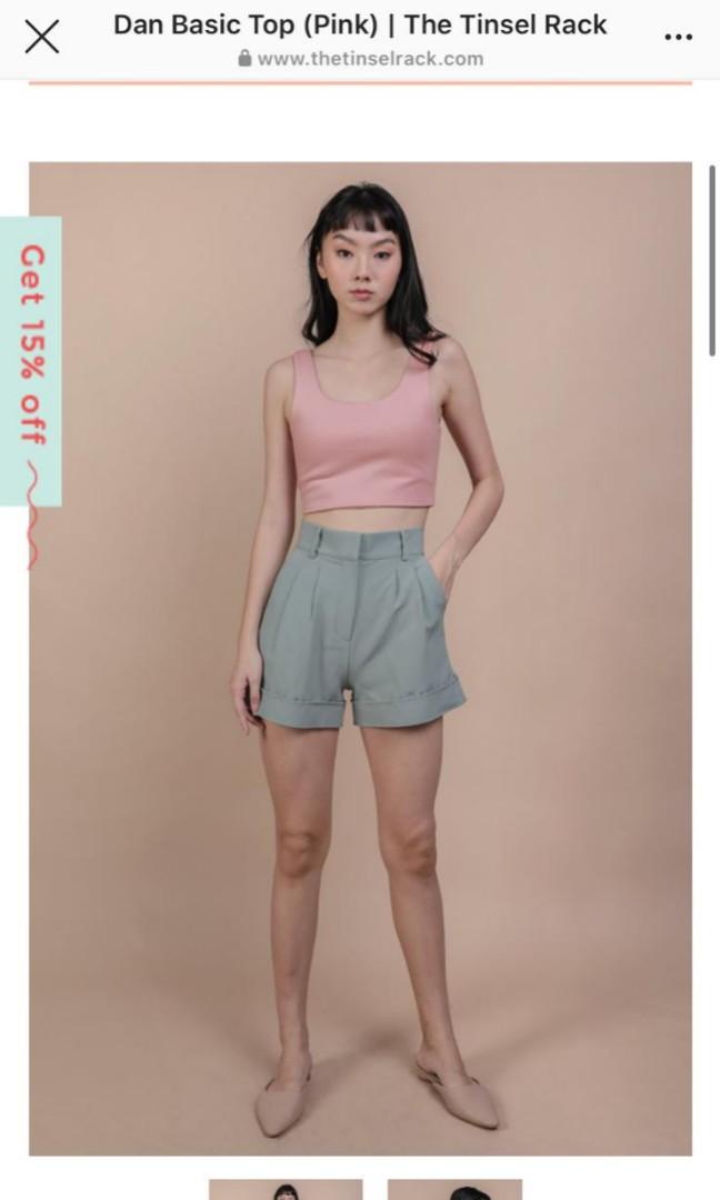 [Tinsel Rack] Dan Basic Top (Category: Sleeveless) located in Singapore. Submitted by dinosaur88 (Listing ID 1015661115, Image 1). Description: ⭐Item : [Tinsel Rack] Dan Basic Top ⭐Size : S ⭐Colour : Pink ⭐Condition : Brand New ⭐Price :$22 (UP :$30) ⭐Meet up @north area (FREE) / Self collect (FREE) / Mailing (FREE) Terms & Conditions : - Items sold are non-refundable. - Slight nego is okay 😉👍.